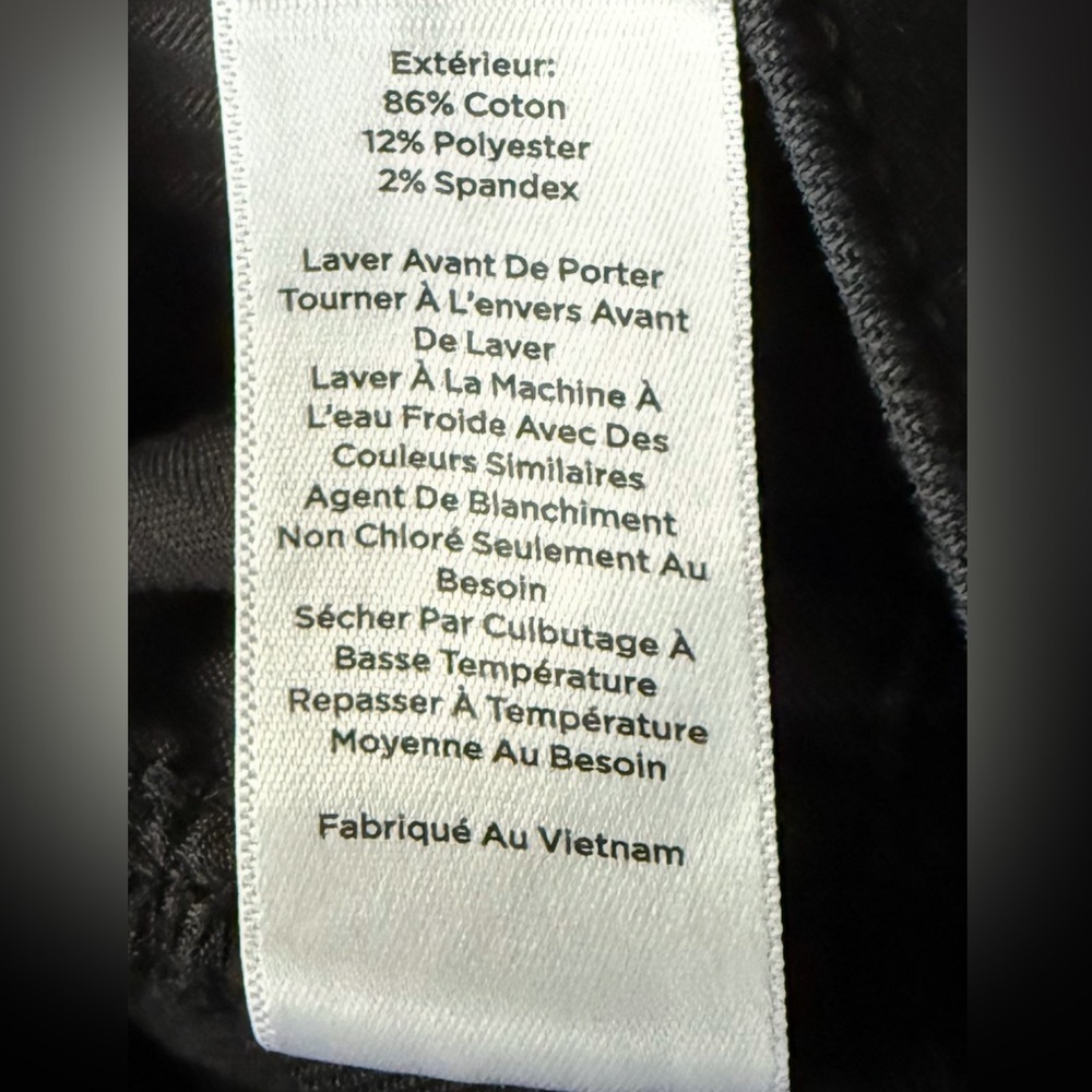 Talbots Classic Black Straight-Leg Women's Jeans metal button and zip front - Picture 10 of 10
